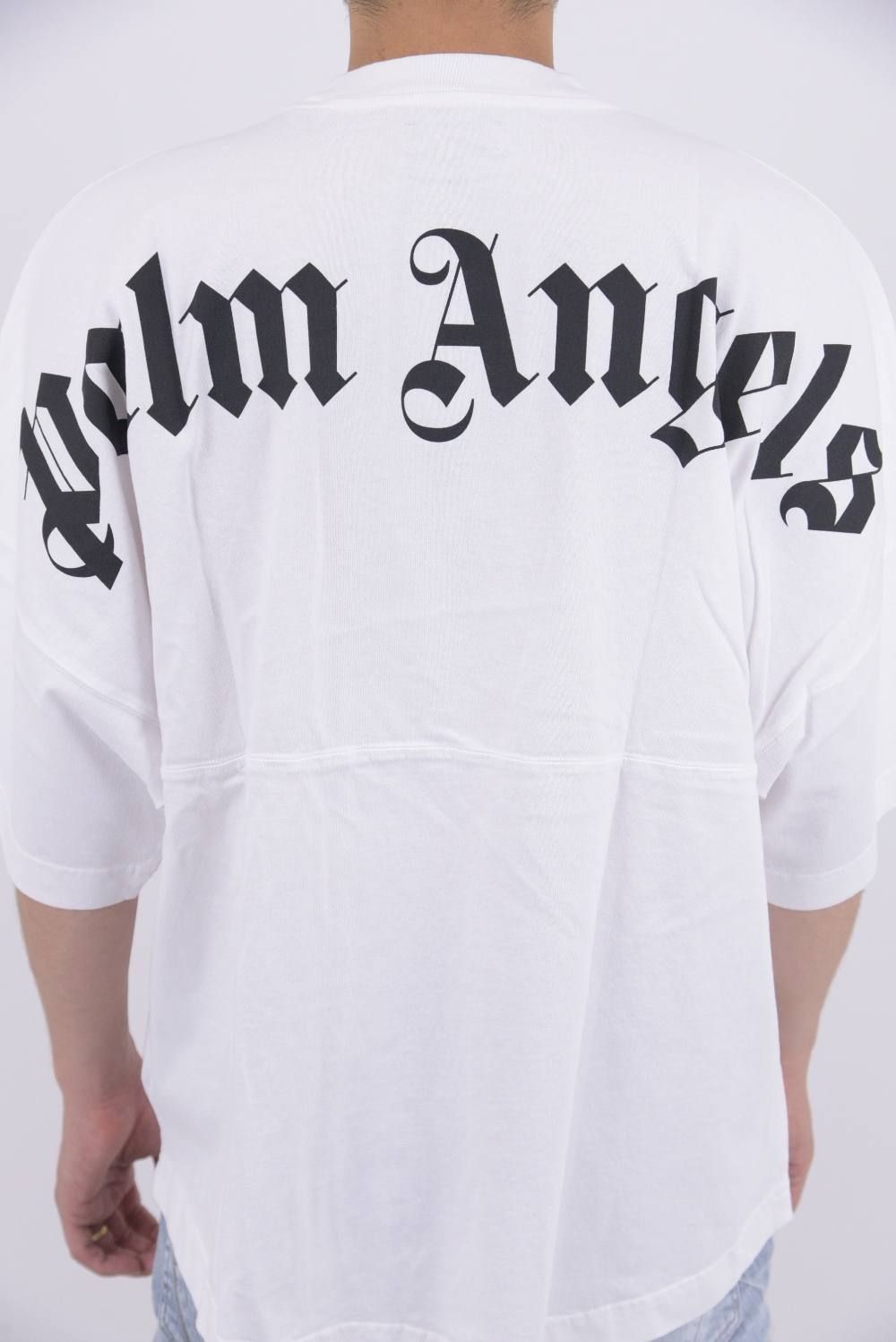 PALM ANGELS LOGO LONG SLEEVE SS TEE L