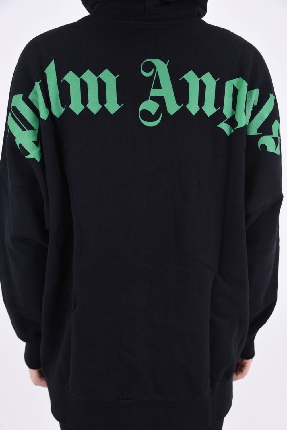 LOGO OVER HOODIE RED / プリント パーカー オーバーサイズ ブラック