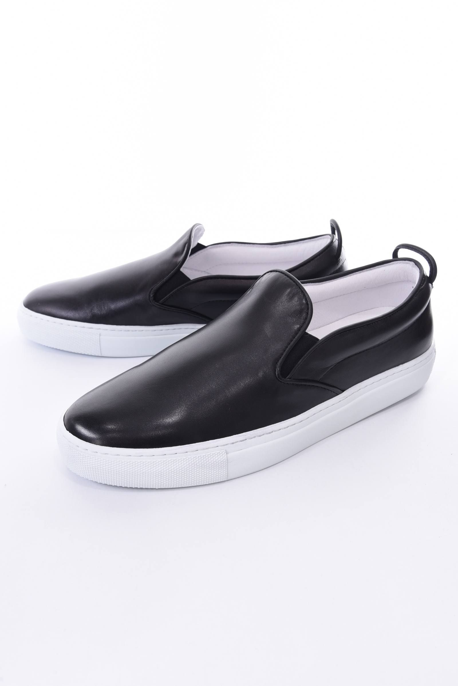 【旧品番 ラスト1点 サイズ.41】 2000 KIPS / KIPSレザー スリッポン ブラック