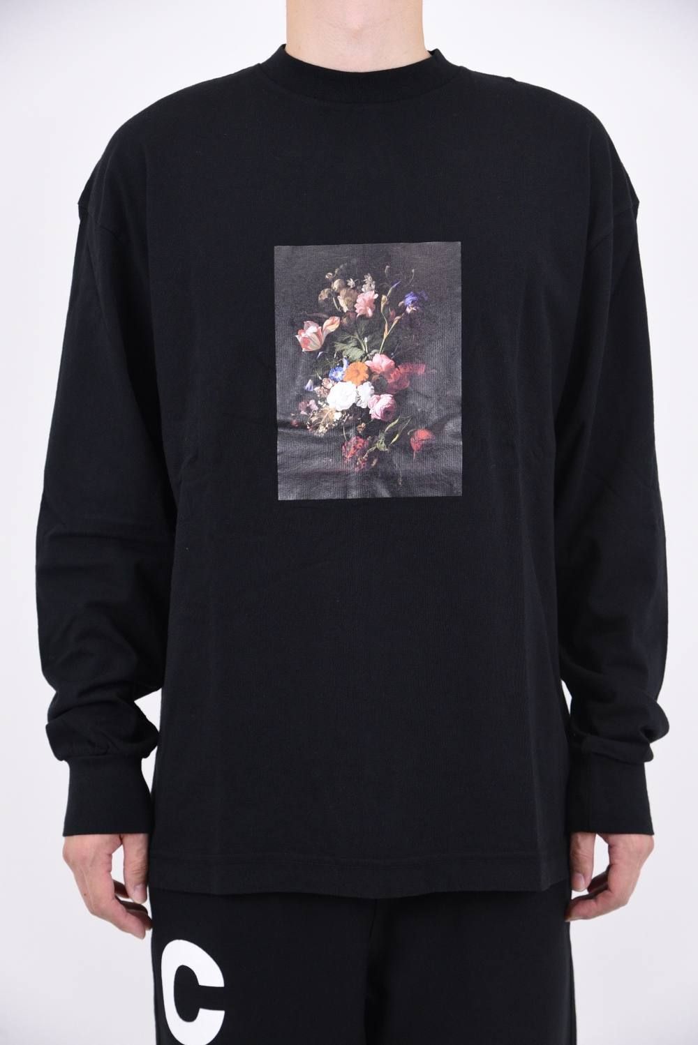 FLOWERPOT TEE L/S / フラワー ロゴ プリント ロングスリーブ Tシャツ