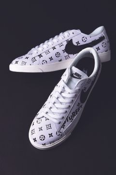 Stureet Nike Blazer Low Premium Stugram ナイキ ブレーザーロー カスタムモデル ホワイト ブラック Gossip