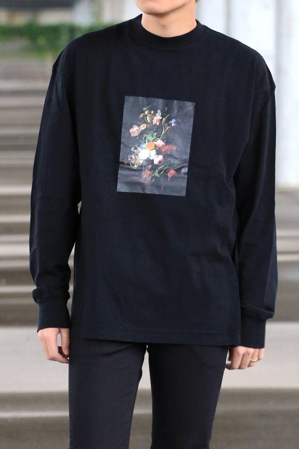 FLOWERPOT TEE L/S / フラワー ロゴ プリント ロングスリーブ Tシャツ