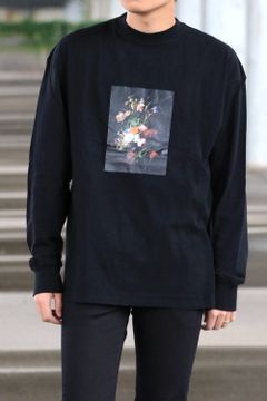 FLOWERPOT TEE L/S / フラワー ロゴ プリント ロングスリーブ Tシャツ