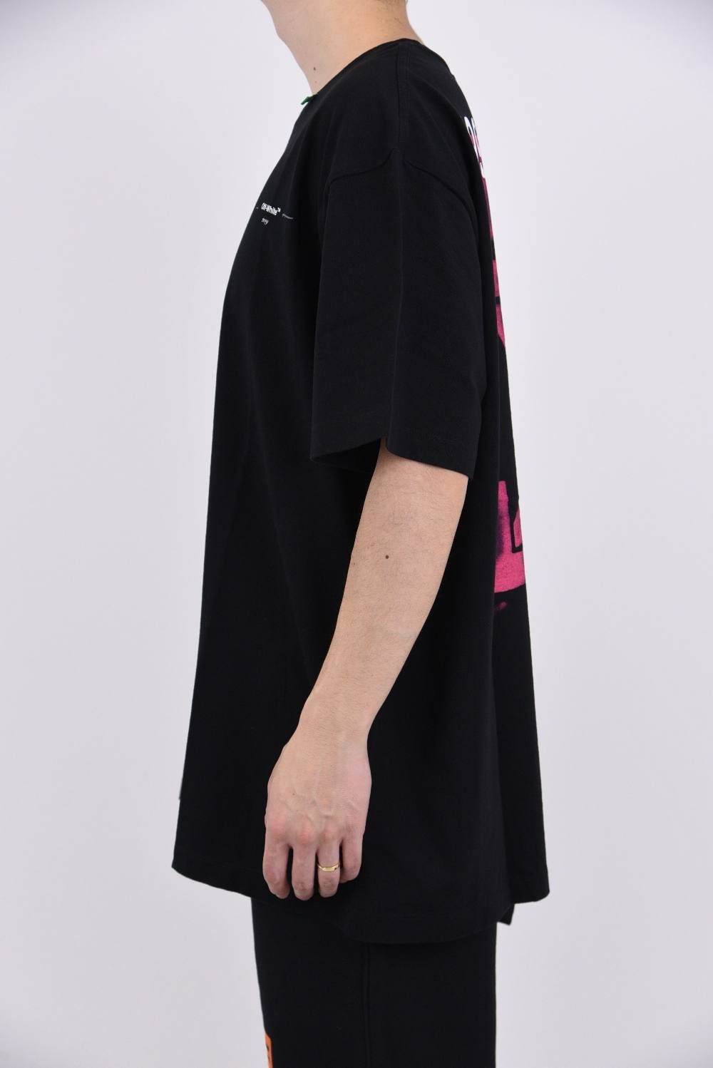 OFF-WHITE - STENCIL S/S OVER TEE / ステンシル アローロゴ プリント 