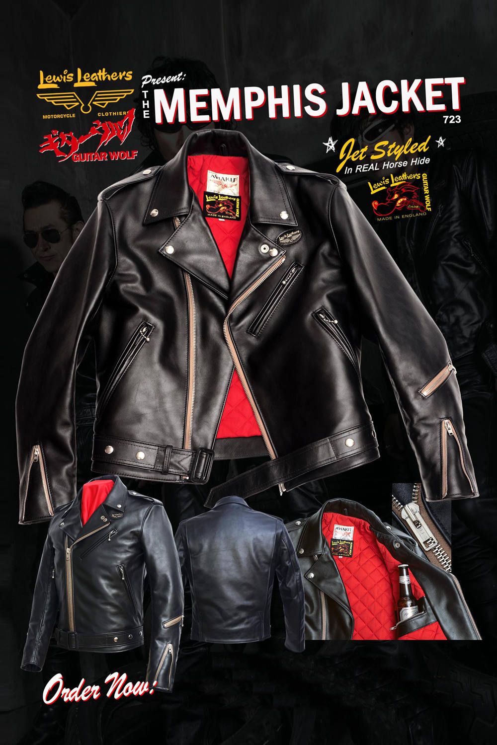 Lewis Leathers - 723 MEMPHIS JACKET(ホースハイド) | gossip