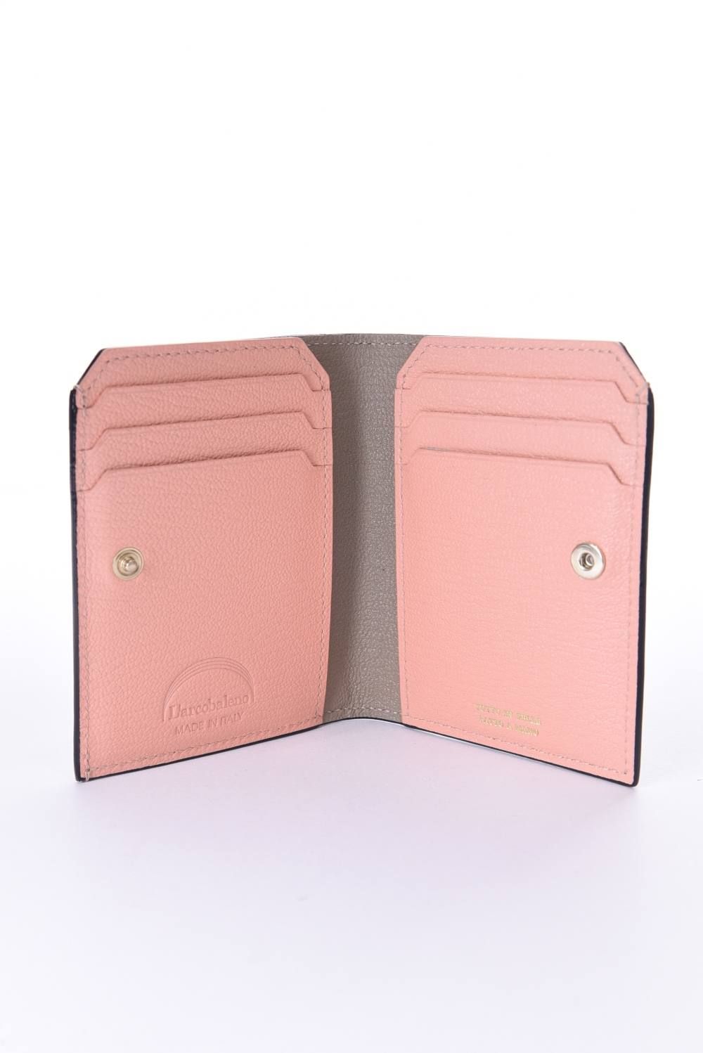 L'arcobaleno - CARD WALLET / LA501GT ゴートレザー 二つ折りスマート 