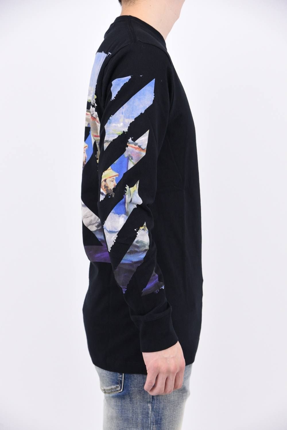 OFF-WHITE - DIAG COLORED ARROWS L/S TEE / アート アローロゴ