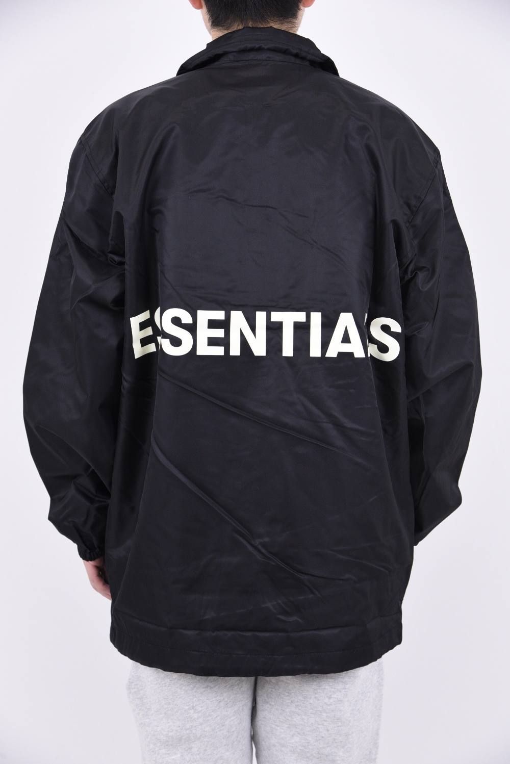 FOG ESSENTIALS COACH JACKET / バックプリント コーチジャケット ブラック - XS