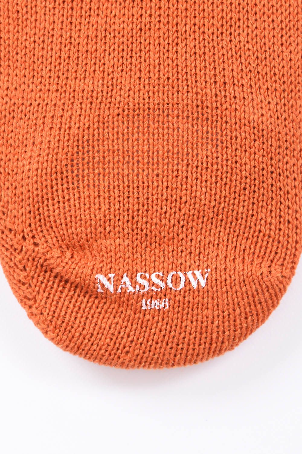LINEN SNEAKER INN / 日本製 リネン アンクル ソックス オレンジ