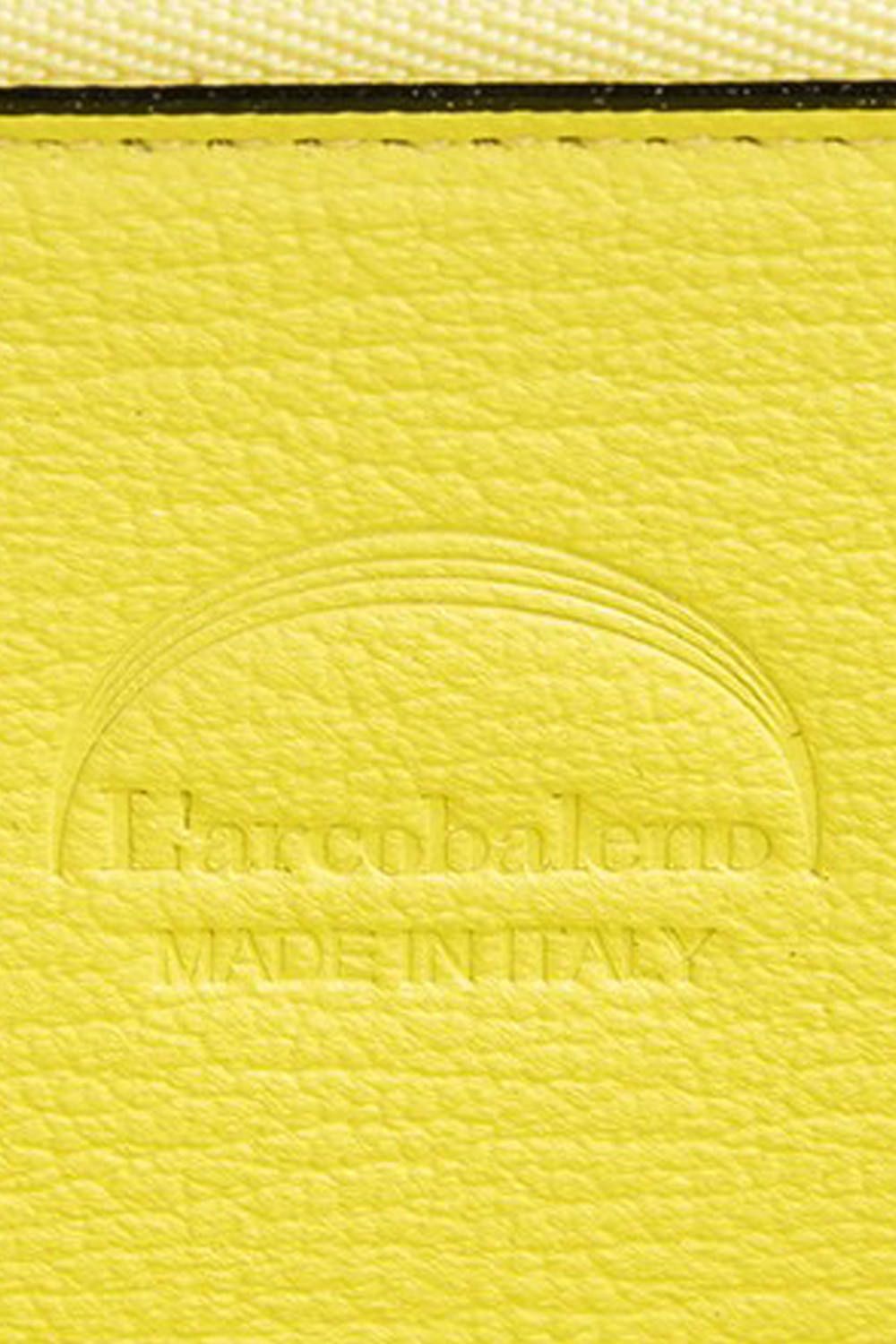【残り1点】 ROUND ZIP LONG WALLET / LA409 ラウンドジップ ロングウォレット グレー / イエロー