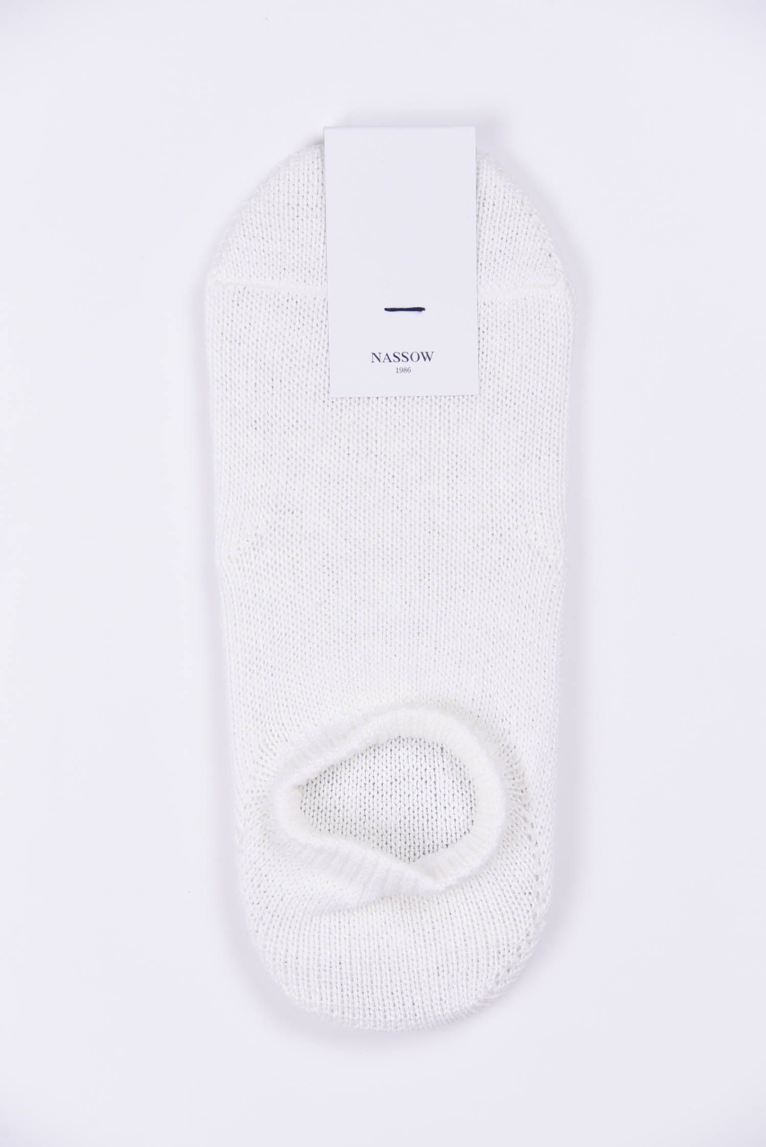LINEN SNEAKER INN / 日本製 リネン アンクル ソックス ホワイト