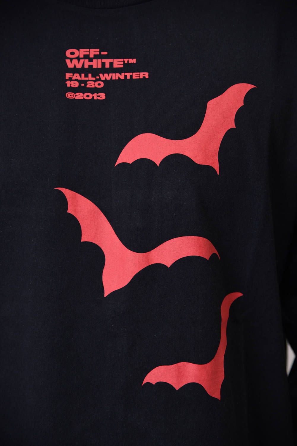 DIAG BATS DOUBLE SLEEVE TEE / ダイアゴナル バットプリント ダブルスリーブ Tシャツ ブラック - S DIAG BATS DOUBLE SLEEVE TEE / ダイアゴナル バットプリント ダブルスリーブ Tシャツ ブラック - S