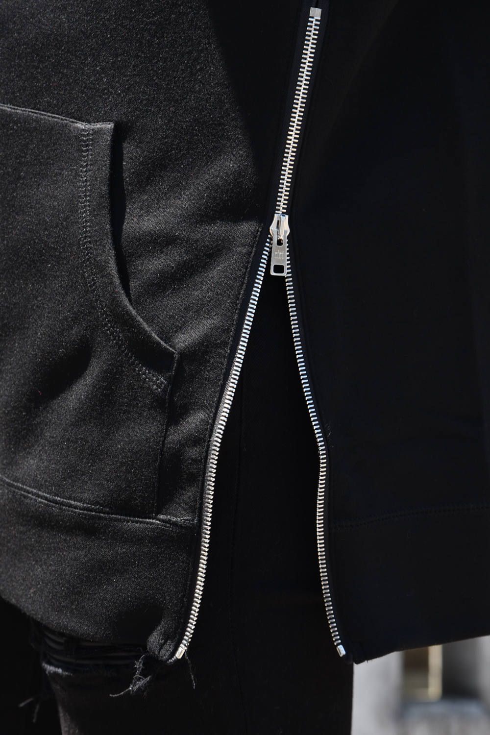 テンセルソフトダンボール HOODIE ブラック