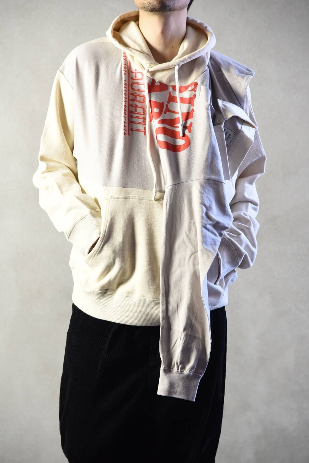 Maison MIHARA YASUHIRO - POLO-shirt docking hoodie