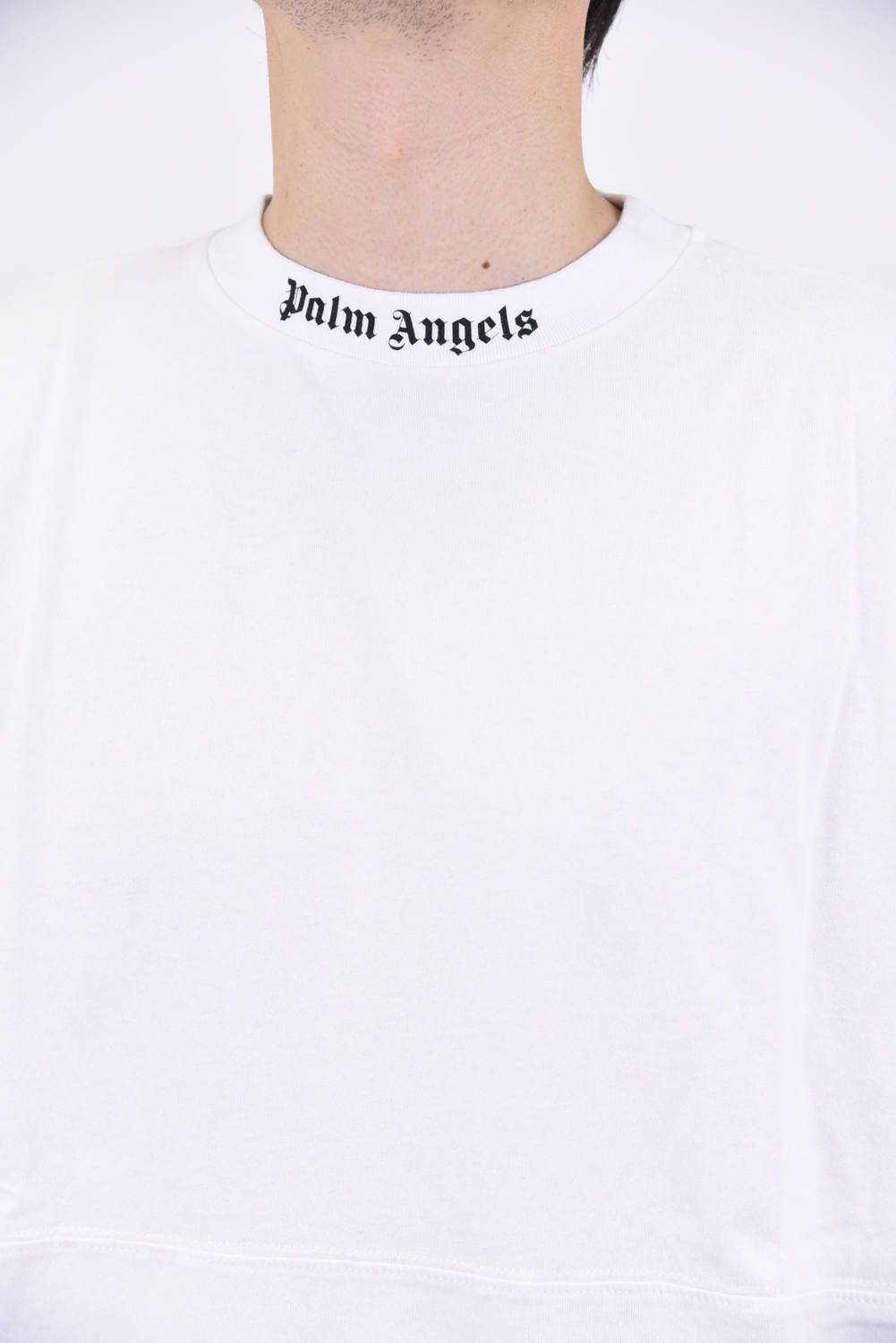 PALM ANGELS - LOGO L/S T-SHIRT / バックプリント クルーネック