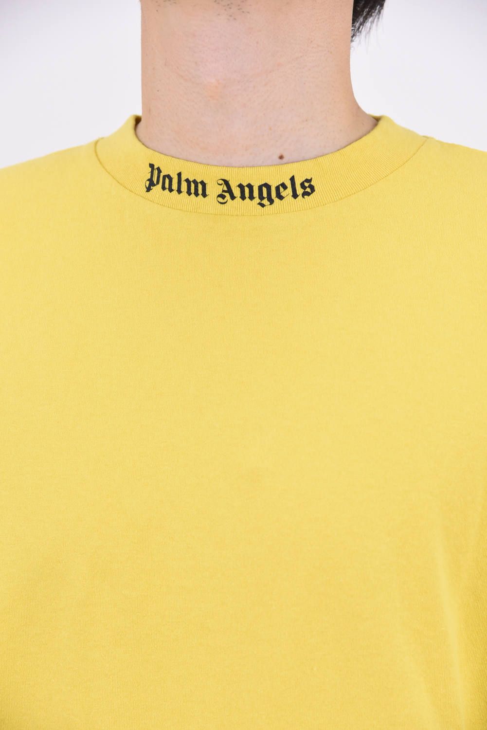 PALM ANGELS - LOGO L/S T-SHIRT / バックプリント クルーネック