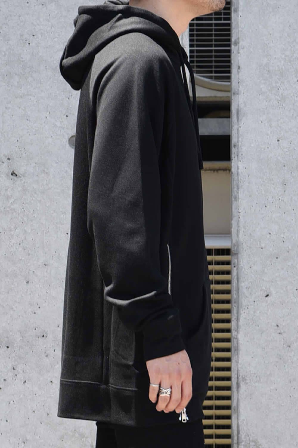 テンセルソフトダンボール HOODIE ブラック