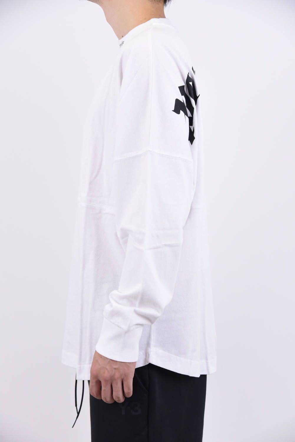 PALM ANGELS - LOGO L/S T-SHIRT / バックプリント クルーネック
