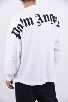 LOGO L/S T-SHIRT / バックプリント クルーネック ロングスリーブTシャツ ホワイト