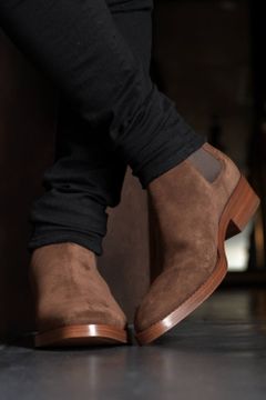 Buttero B8070 Marraca サイドゴアブーツ スウェード ベージュ Gossip