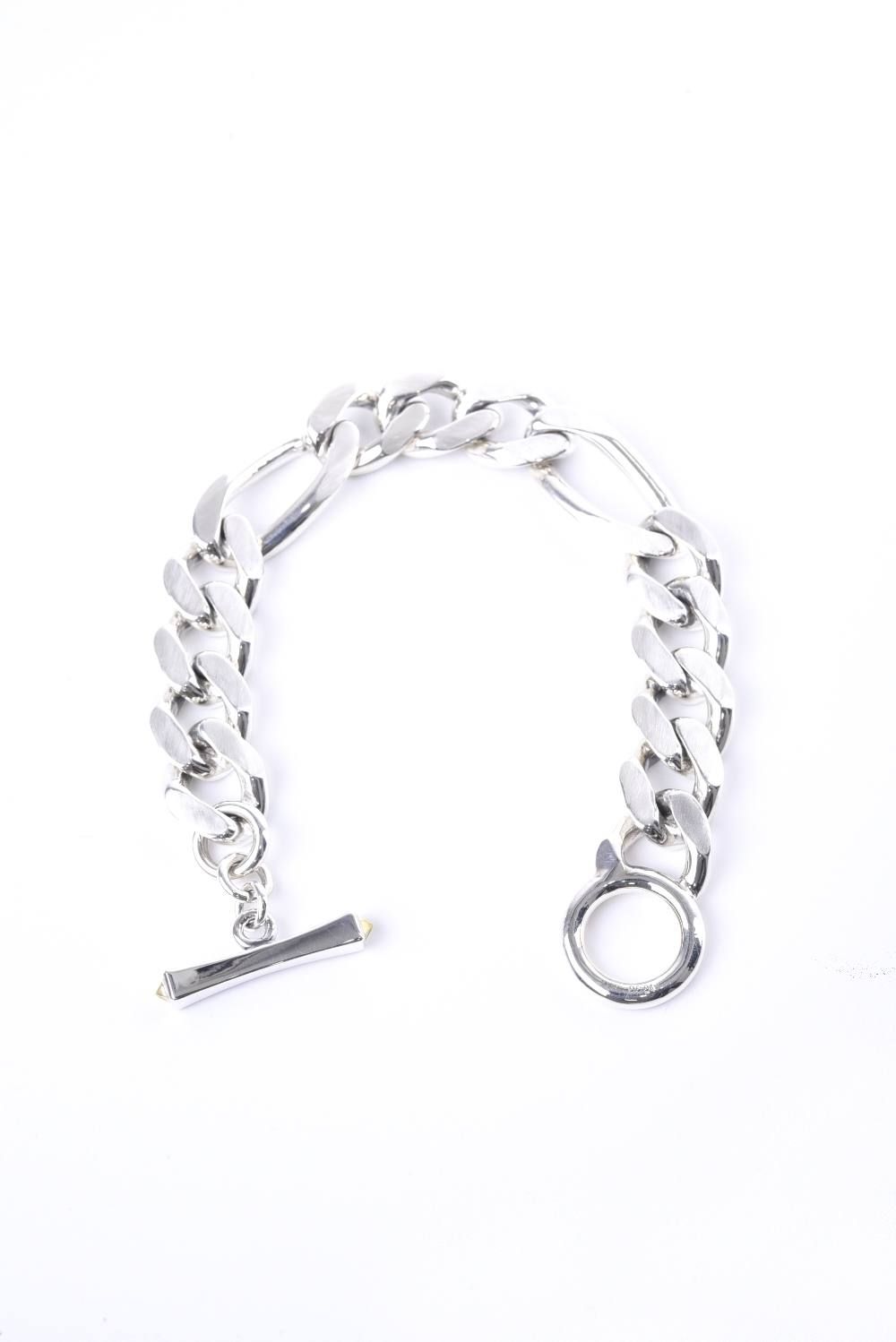 NOVEL PLAIN CHAIN BRACELET / ノヴェル プレーン チェーン ブレスレット シルバー