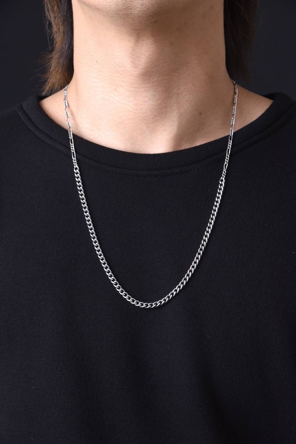 MIX CHAIN TYPE B / ミックスチェーン タイプB 60cm シルバー