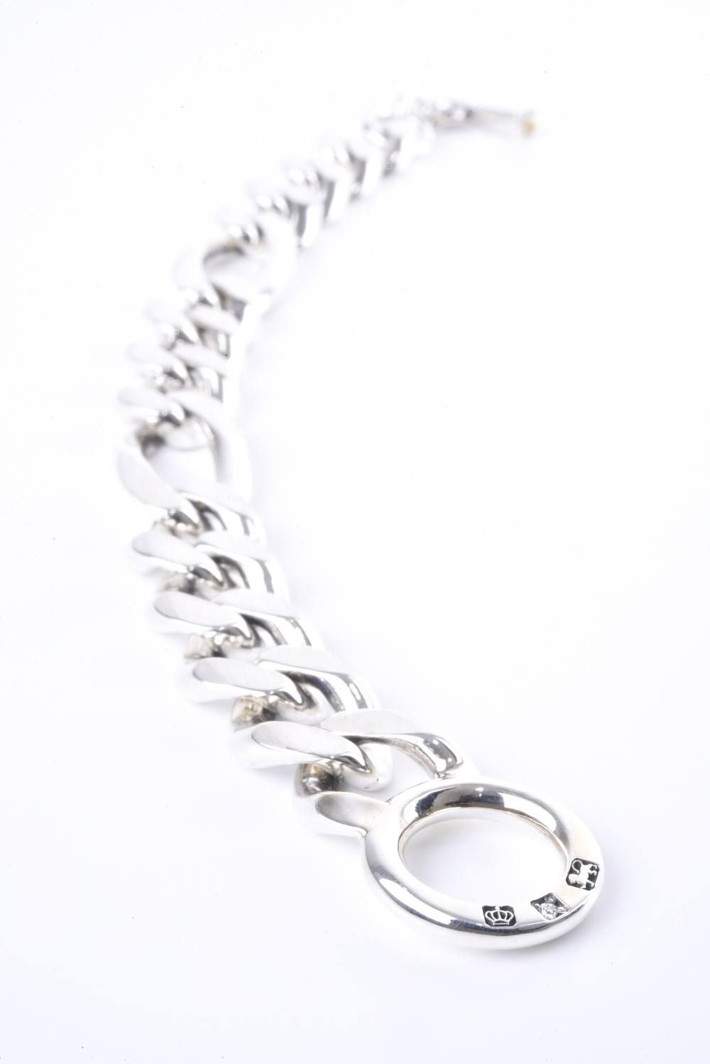 NOVEL PLAIN CHAIN BRACELET / ノヴェル プレーン チェーン ブレスレット シルバー