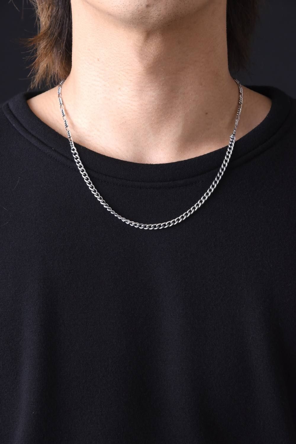 MIX CHAIN TYPE B / ミックスチェーン タイプB 50cm シルバー