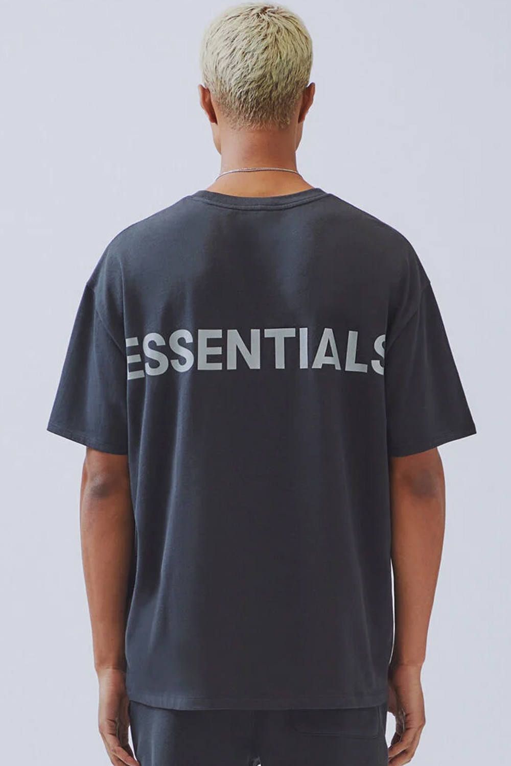 Sサイズ Essentials Boxy T-Shirt リフレクティブTシャツ/カットソー(半袖/袖なし)