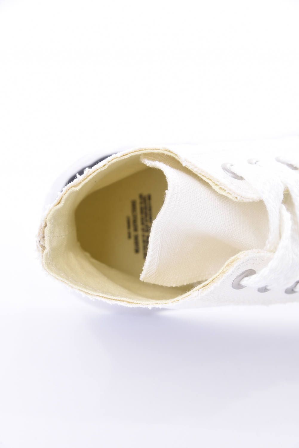 "PETERSON HIGH" OG sole canvas hi cut sneaker / ダックテイラー キャンバス ハイカット ホワイト