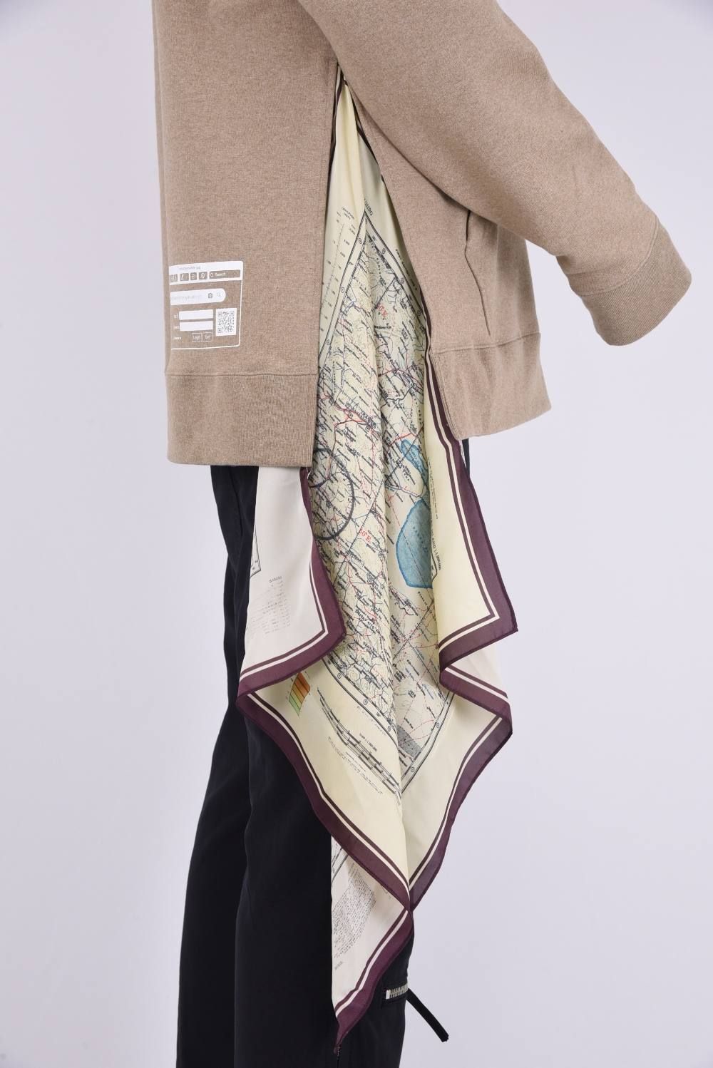 Maison MIHARA YASUHIRO - scarf hoodie / スカーフドッキング