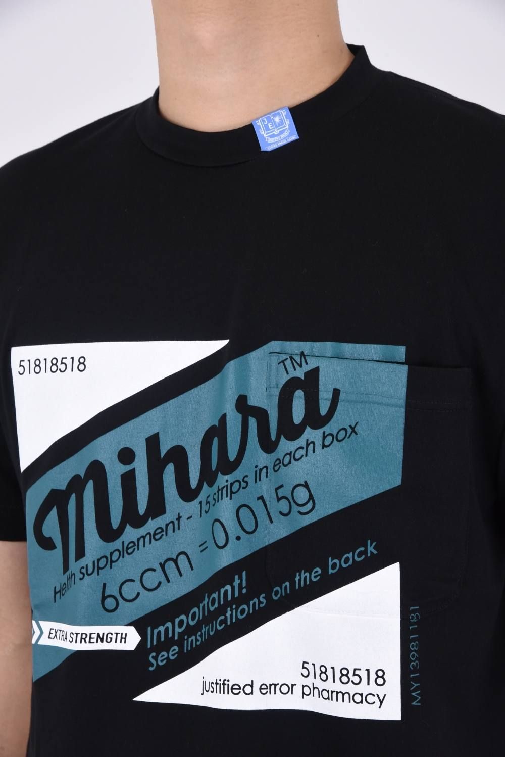 Maison MIHARA YASUHIRO - scarf T-shirt / パロディロゴ ドッキング 