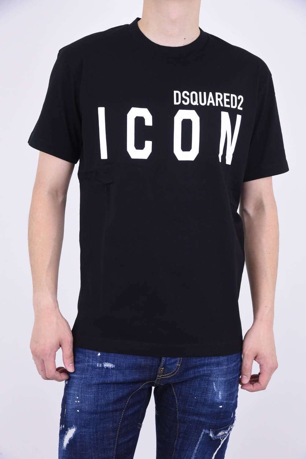 DSQUARED2 ICONロゴ/半袖Tシャツ-