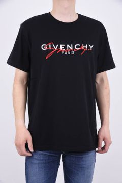 GIVENCHY SIGNATURE PRINT T-SHIRT / ロゴプリント 半袖Tシャツ ブラック*
