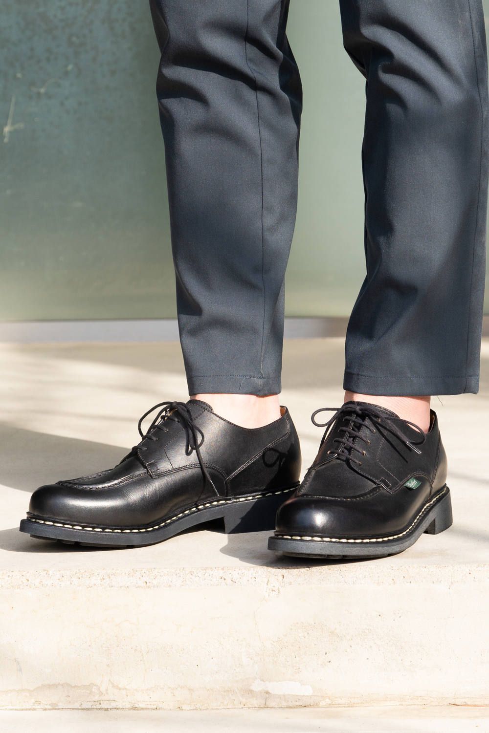 Paraboot - CHAMBORD / TEX NOIRE-LIS NOIR シャンボード モックトゥ ...