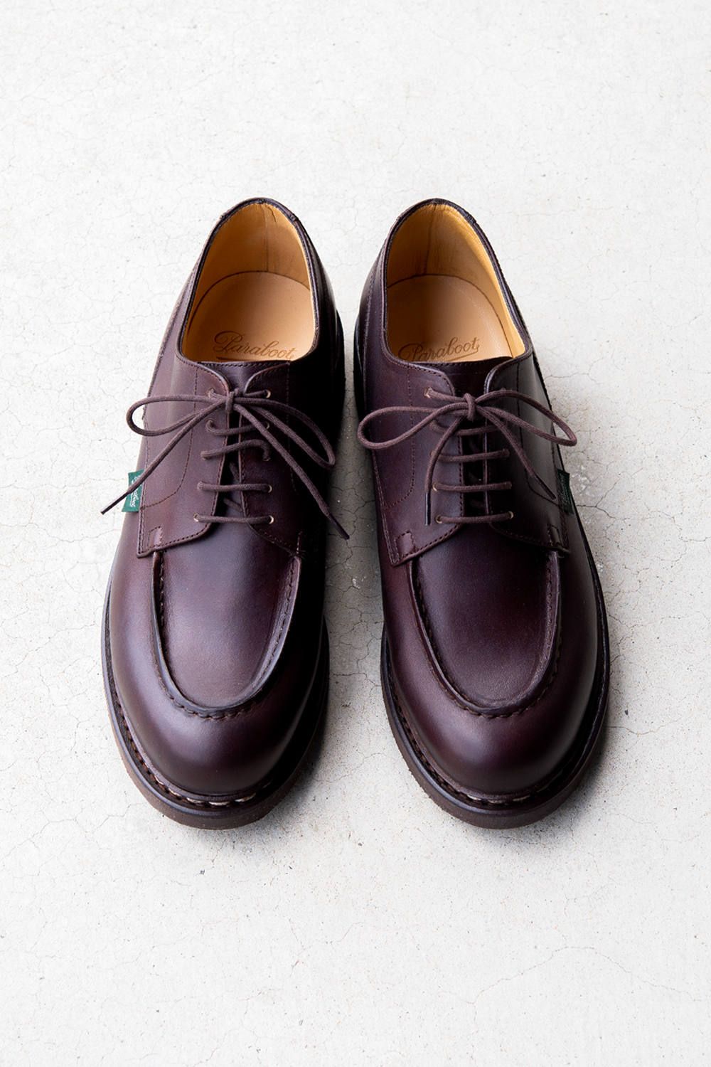 Paraboot - CHAMBORD / TEX MARRON-LIS CAFE シャンボード モックトゥレザーシューズ Dブラウン | gossip