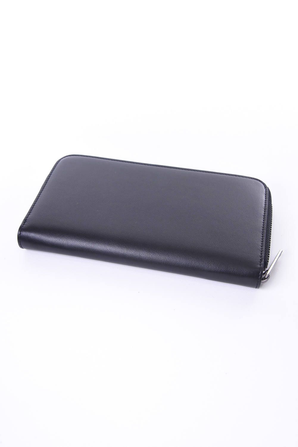 GIVENCHY BLACK LOGO WALLET / スムースレザー ロング ジップウォレット ブラック*