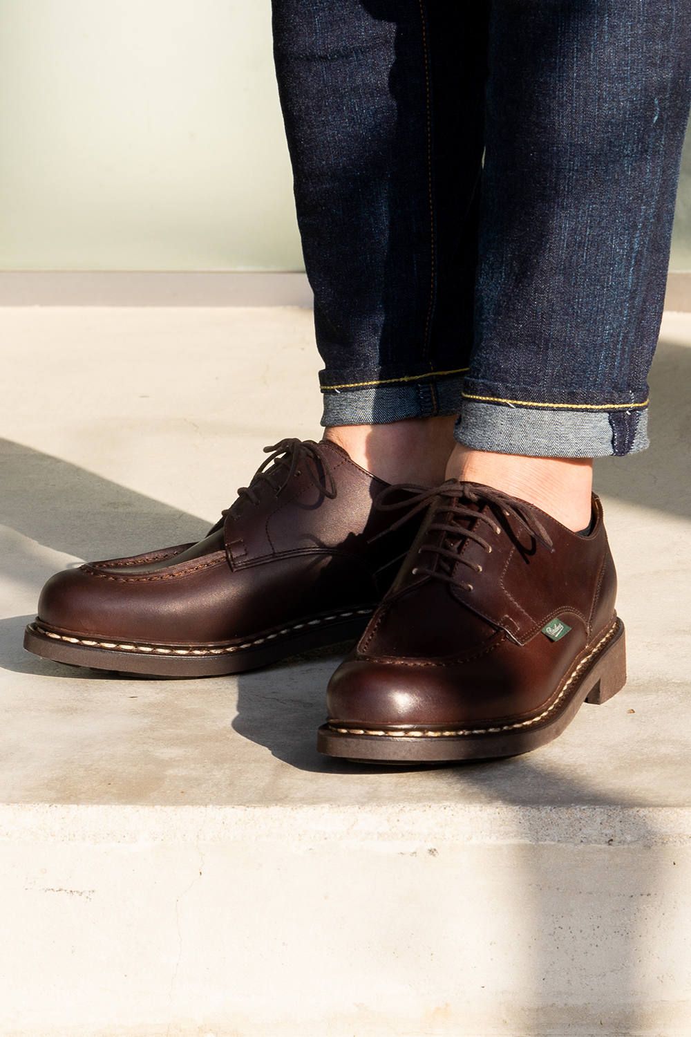 Paraboot - CHAMBORD / TEX MARRON-LIS CAFE シャンボード モックトゥ 