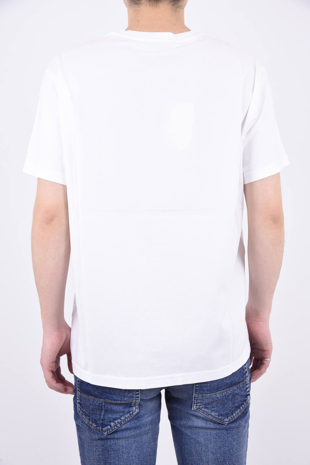 GIVENCHY FADED SIGNATURE T-SHIRT / グラデーション タフトロゴ 半袖Tシャツ ホワイト*