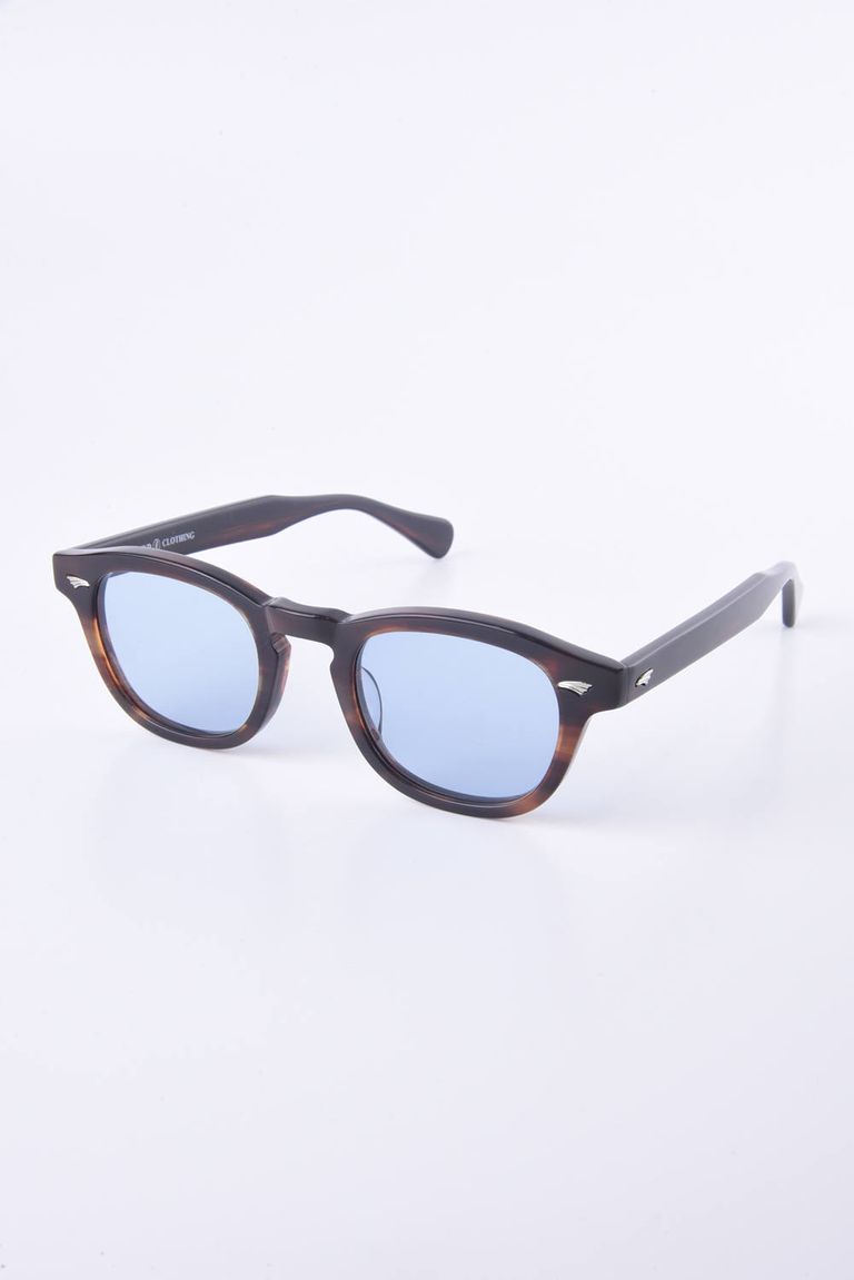 RESOUND CLOTHING chicago セルフレーム サングラス べっ甲×ブルーレンズ gossip