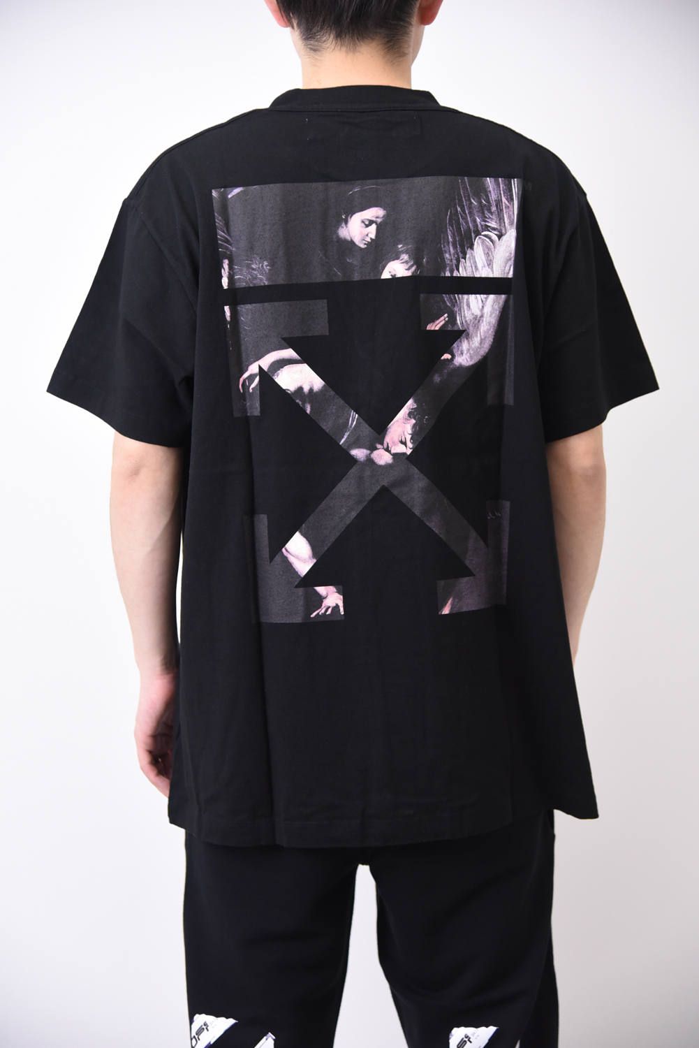 OFF-WHITE - CARAVAGGIO ARROWS S/S OVER T-SHIRT / アートプリント 