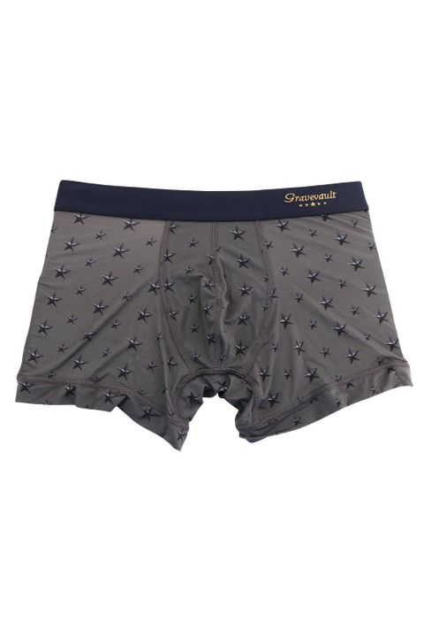 Star Studs Short Boxer - チャコール / ブラック