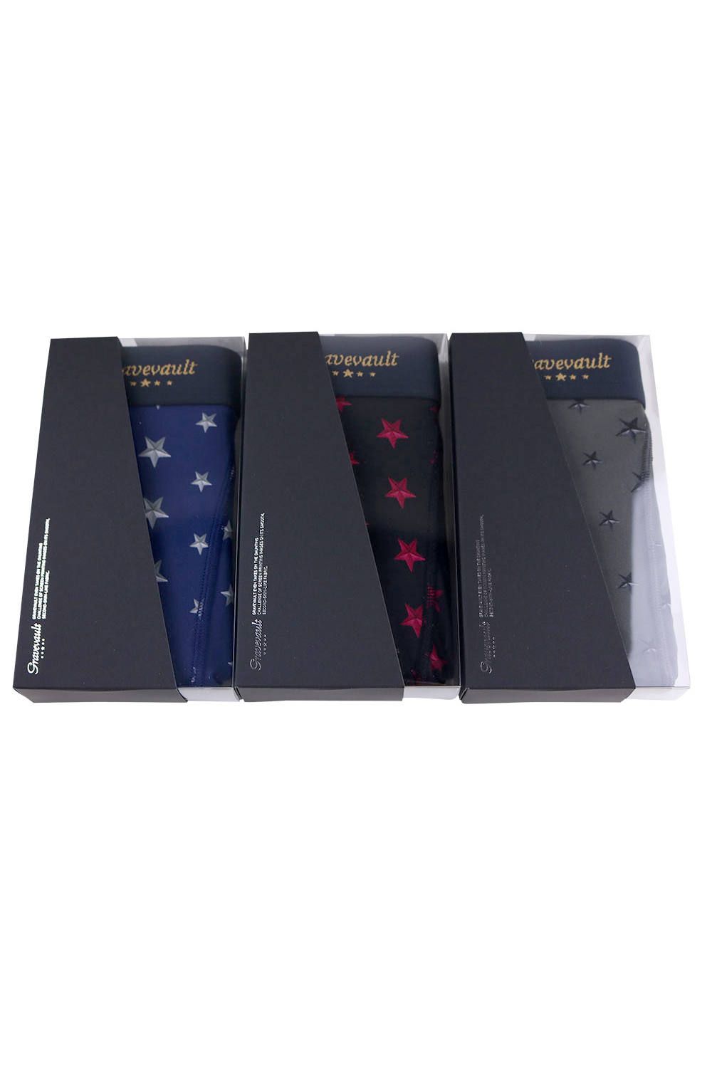 Star Studs Short Boxer - ネイビー / シルバー