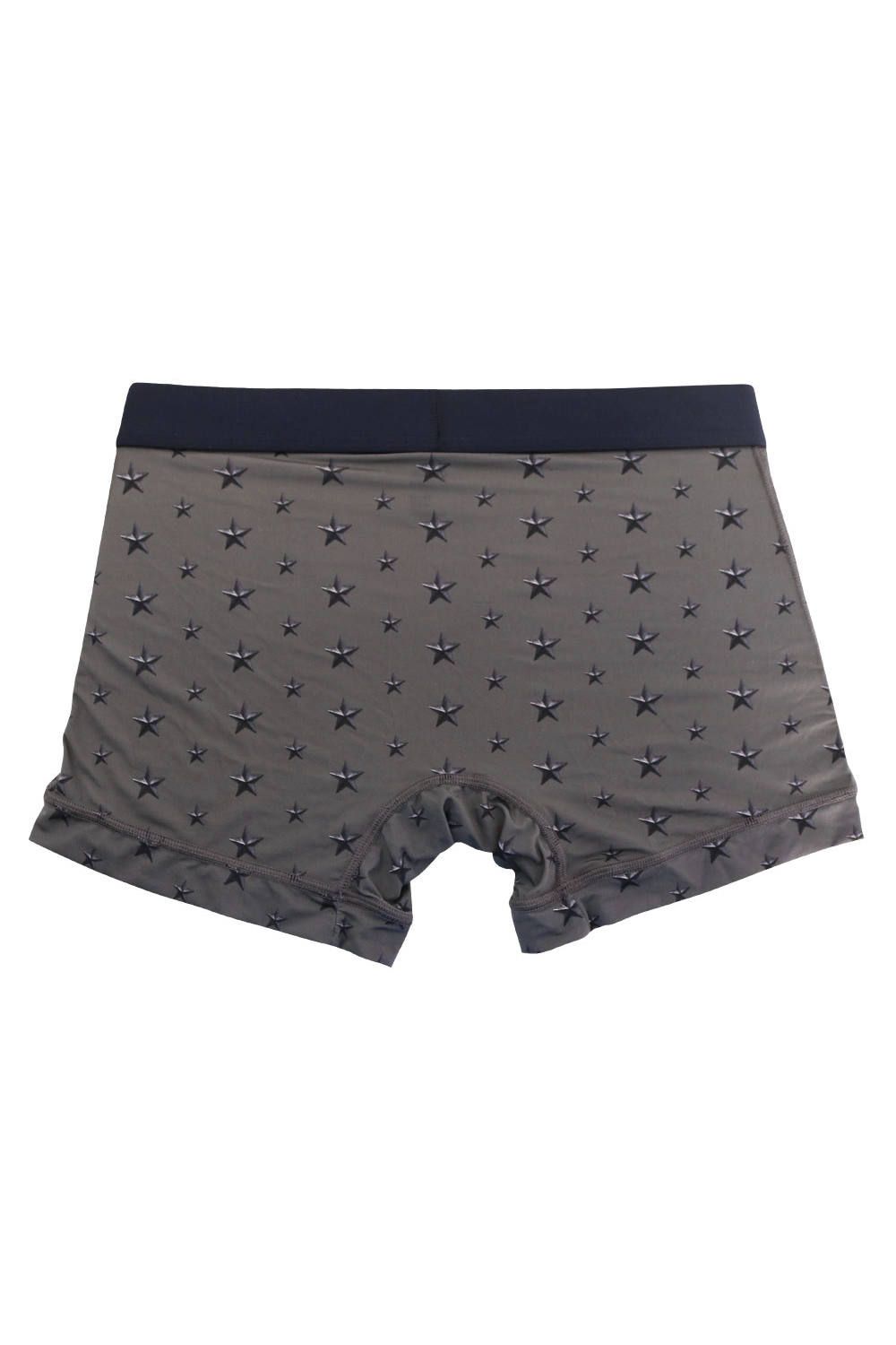 Star Studs Short Boxer - チャコール / ブラック