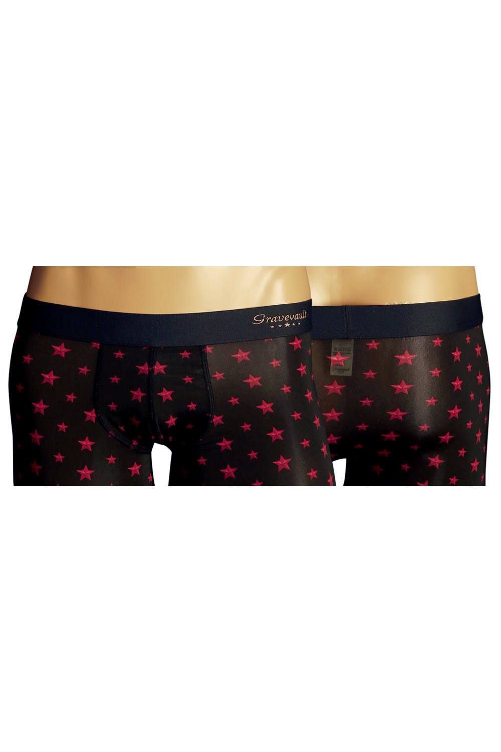 Star Studs Short Boxer - ネイビー / シルバー