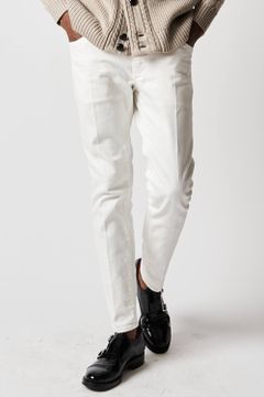 9 TAPERED CP PANTS / センタープレス 9テーパードデニム ホワイトユーズド