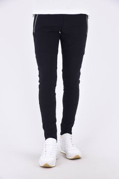 Johnson LINE NYLON PT / 【定番】 ナイロンマイクロファイバー ジョンソンラインパンツ (ブラック/ホワイト)（7月下旬入荷予定）※オーダー締切:5月23日(土)17時