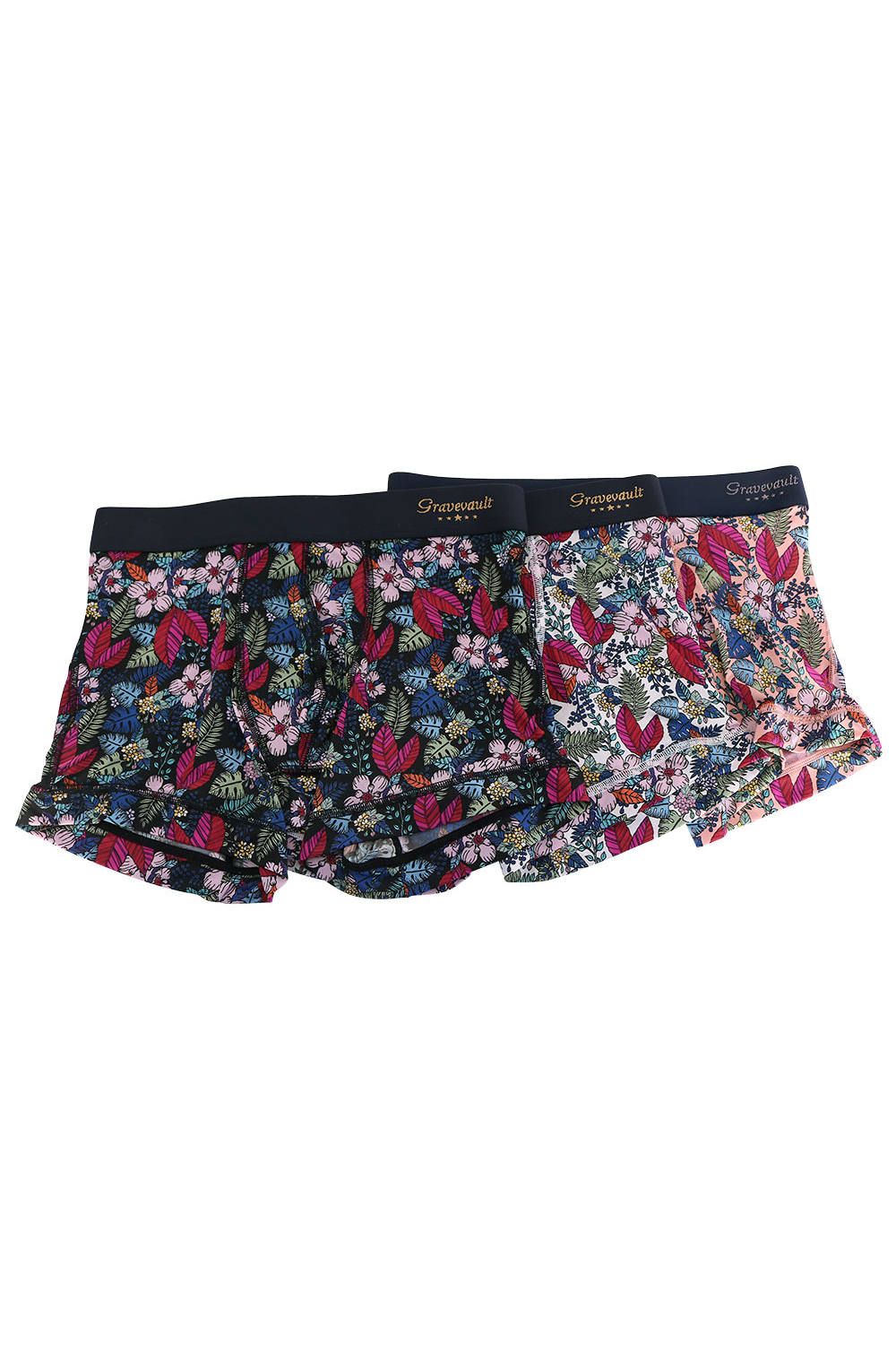 WILD FLOWERS Short Boxer - ホワイト