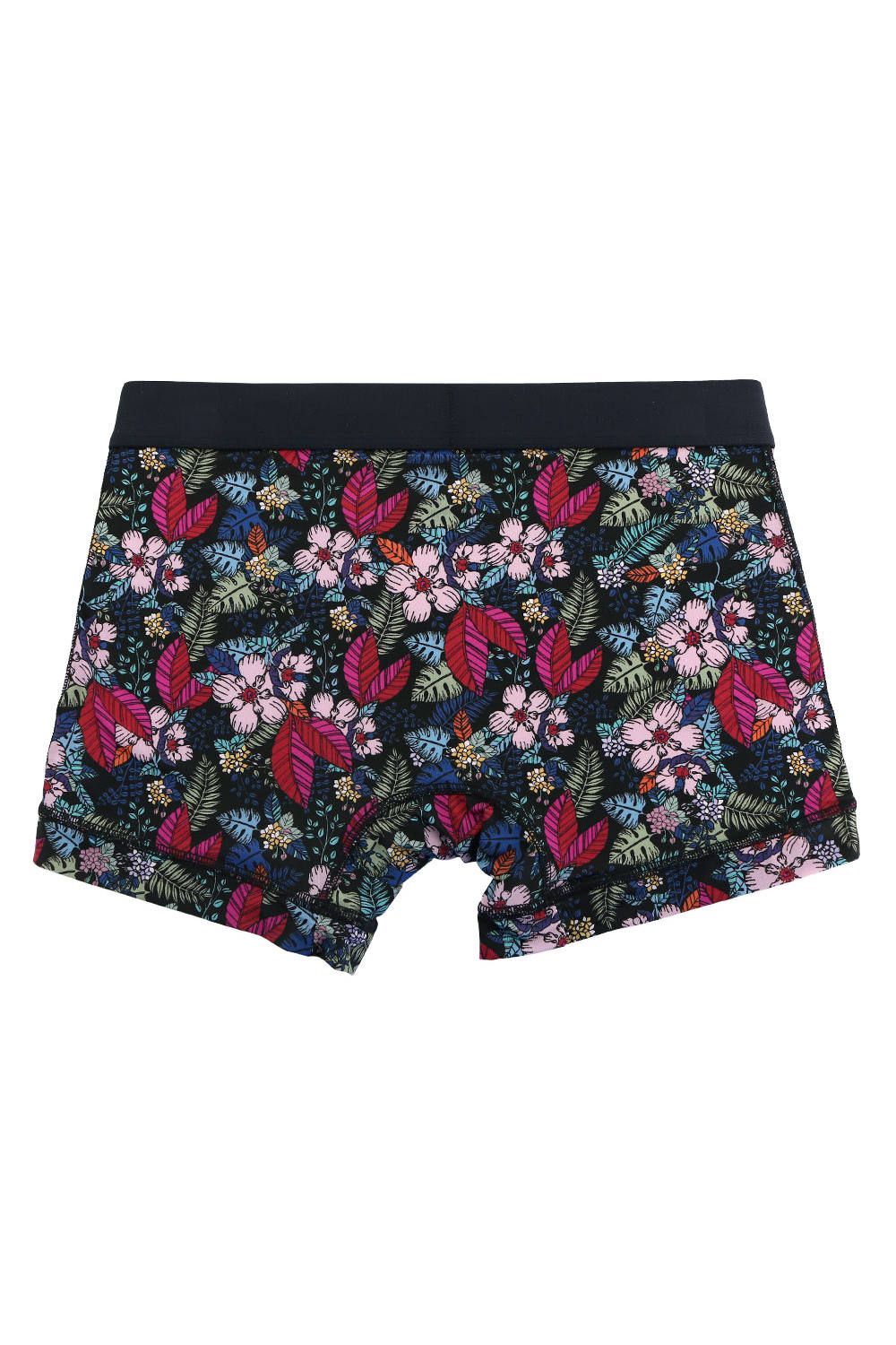 WILD FLOWERS Short Boxer - ブラック