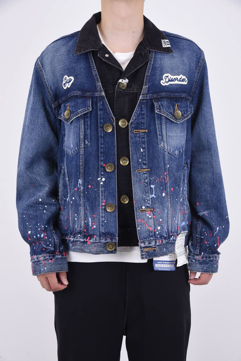 MYne by mihara yasuhiro マインバイミハラヤスヒロ 23SS Wave Denim Jacket INDIGO ウェーブ デニムジャケット インディゴ ブルー G10JK012-0